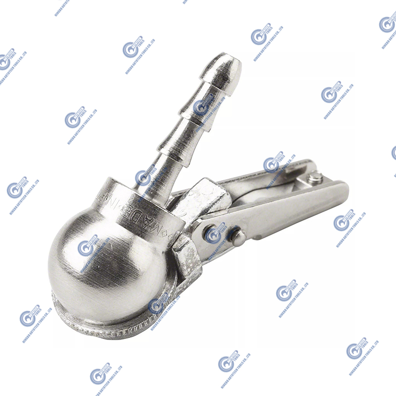 AC-06HD Standard Bore Ball Foot Air Chuck med klipp, 9 mm slangebarb